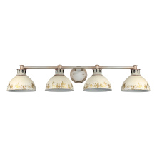 Golden Canada 0865-BA4 AGV-AI - Golden Lighting Kinsley 4-light Vanity in Antique Ivory shade